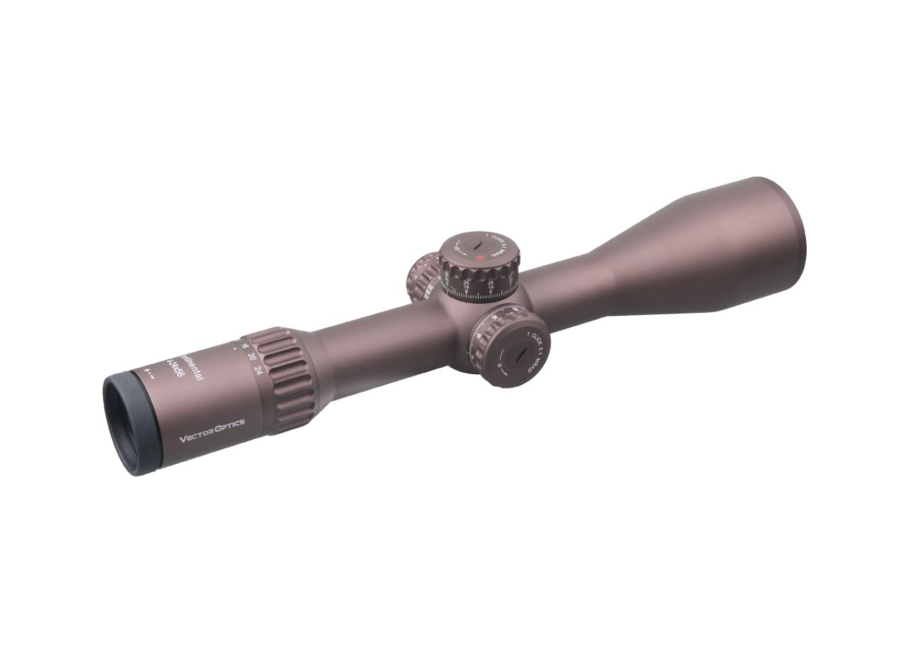 Luneta Continental x6 4-24x56 FFP FDE - Vector Optics - Precision