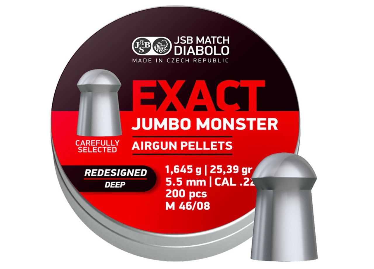 Pellet Jumbo Exact Monster Redesigned Deep 25,89gr 5.5 - JSB Match