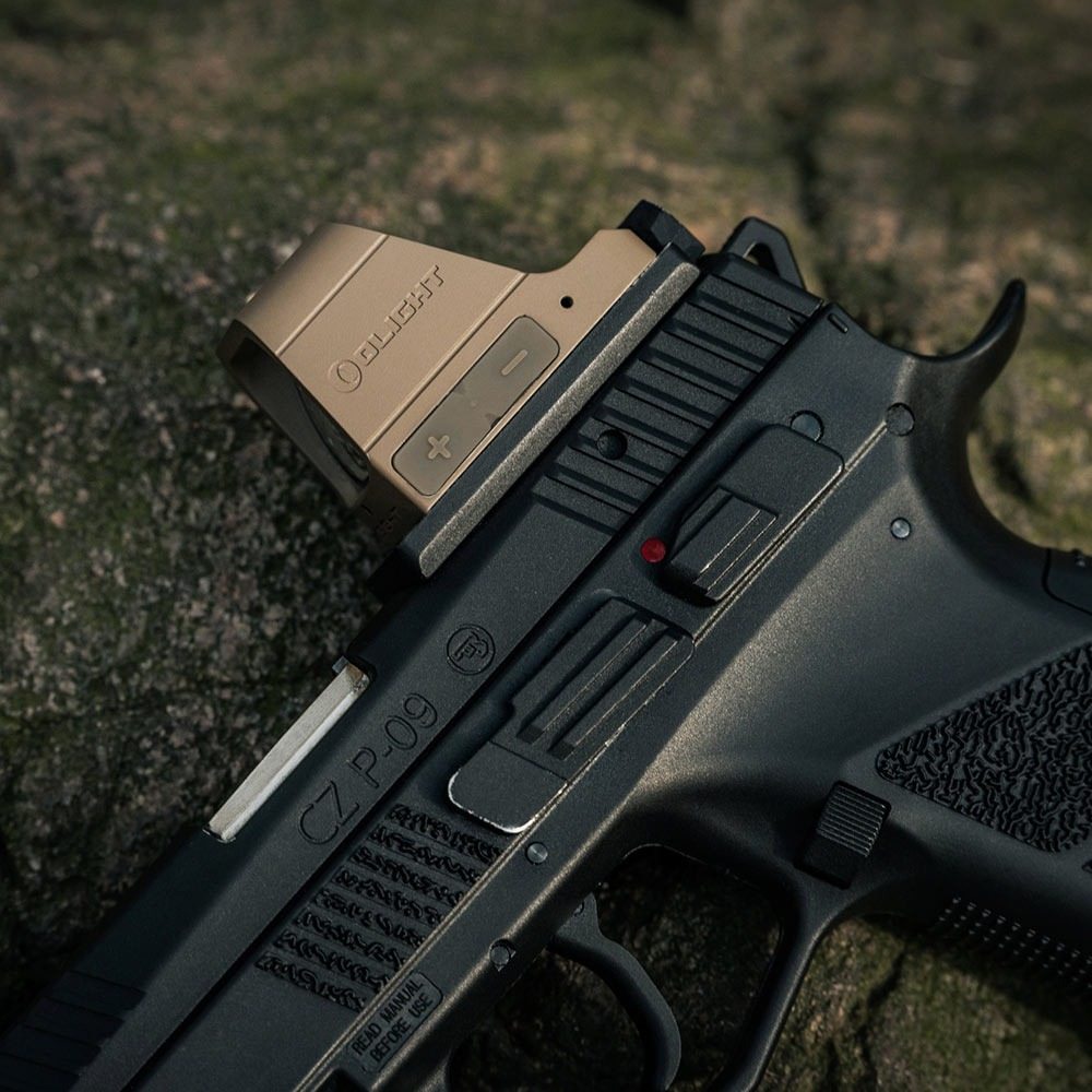 Red Dot Osight-X Tan 3MOA Dot e 32MOA Circle - Osight - Precision