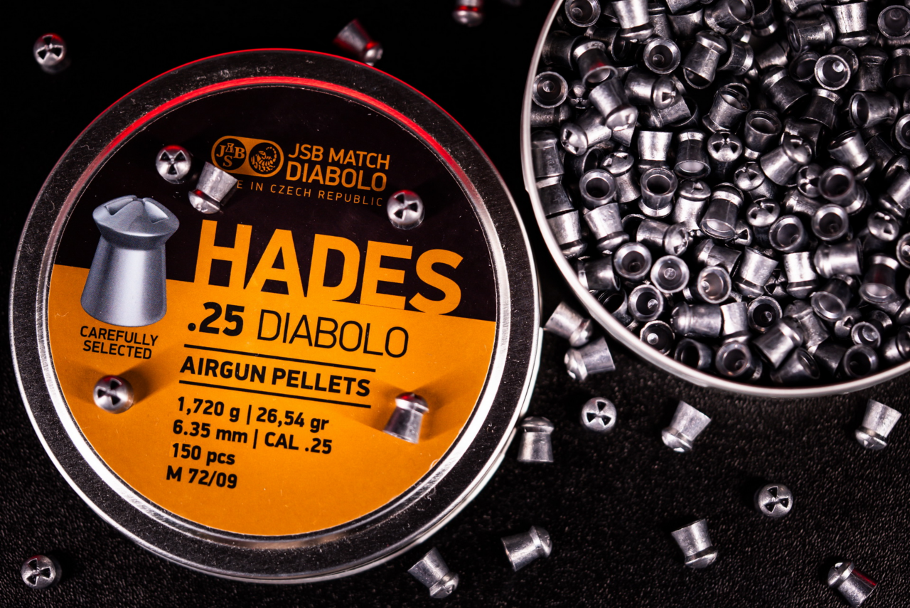 Pellet Hades 26,54gr 6,35 - JSB Match Diabolo - Precision Brasil